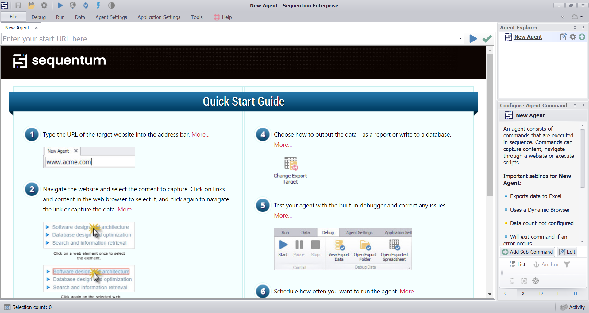 Sequentum Enterprise screenshot